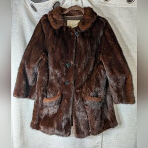 Vintage High Quality Authentic Mink Fur Coat